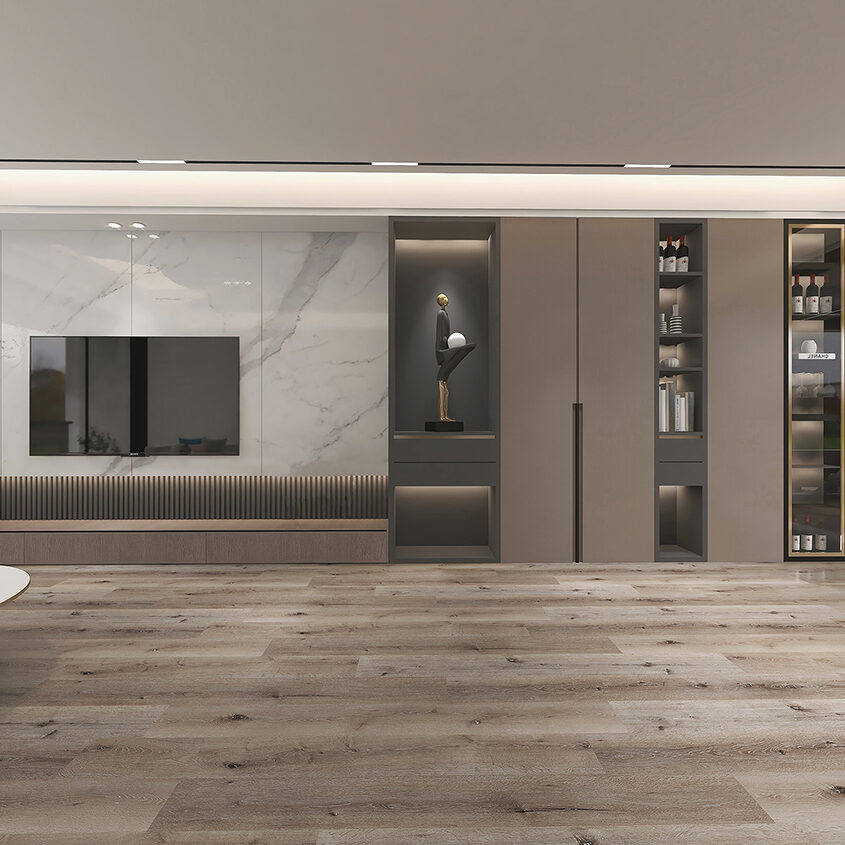 SPC Luxury Vinyl Tile – ‘Exmoor Smoked V2’, image 1 of 3