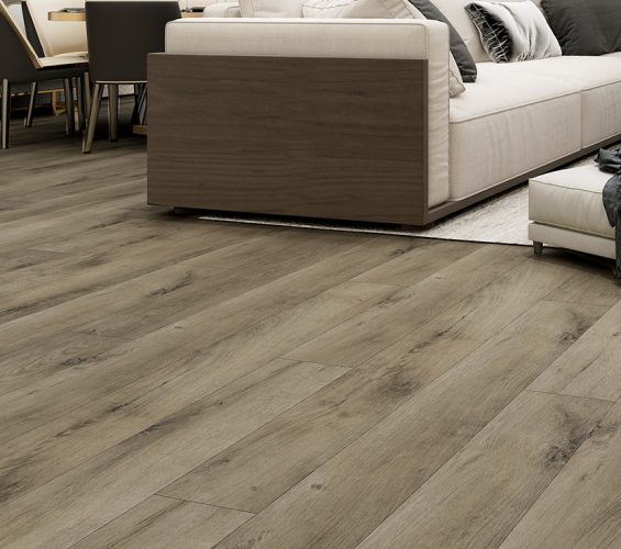 LVT Wood Plastic Composite - Driftwood Oak