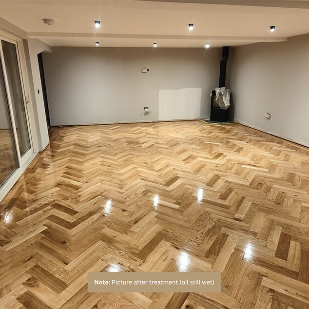 ‘Reverie’ 90mm x 18/4mm Untreated Herringbone Engineered Oak, image 4 of 6