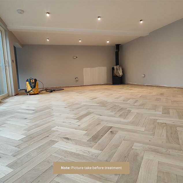 ‘Reverie’ 90mm x 18/4mm Untreated Herringbone Engineered Oak, image 1 of 6