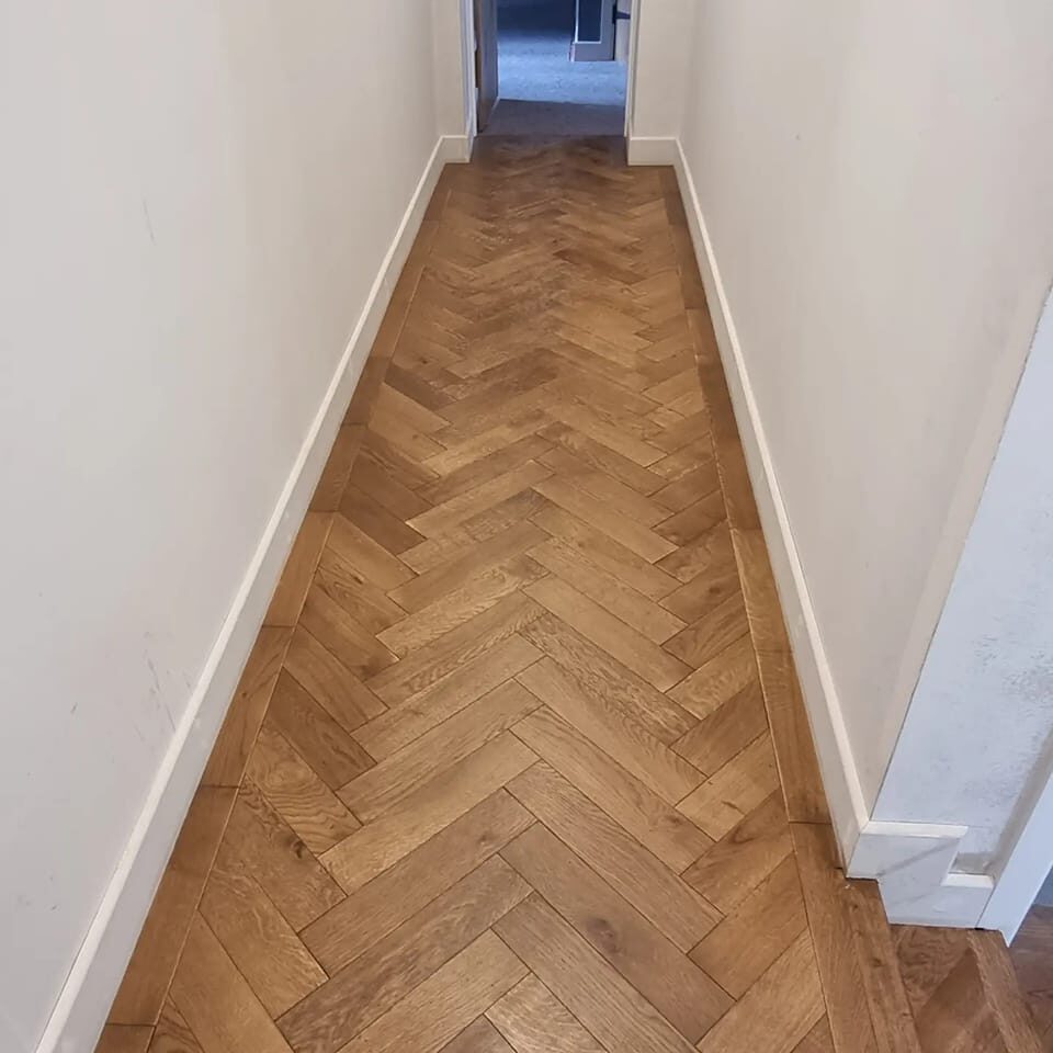 ‘Reverie’ 90mm x 18/4mm Untreated Herringbone Engineered Oak, image 6 of 6