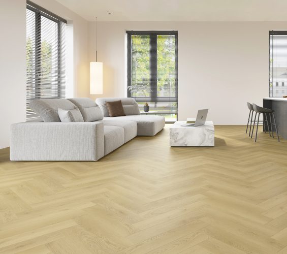 LVT Stone Plastic Composite Herringbone - Harena