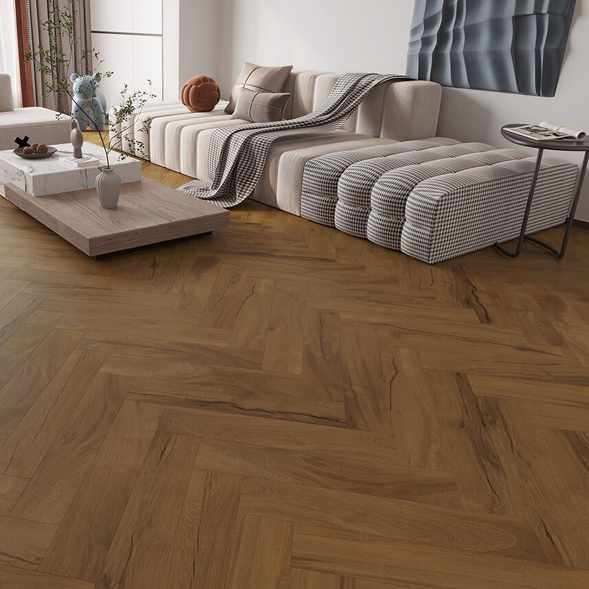 SPC Herringbone Luxury Vinyl Tile – ‘Terra’, image 1 of 2