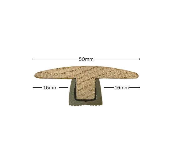 14-18mm Solid Oak T-Bar Threshold (1m)